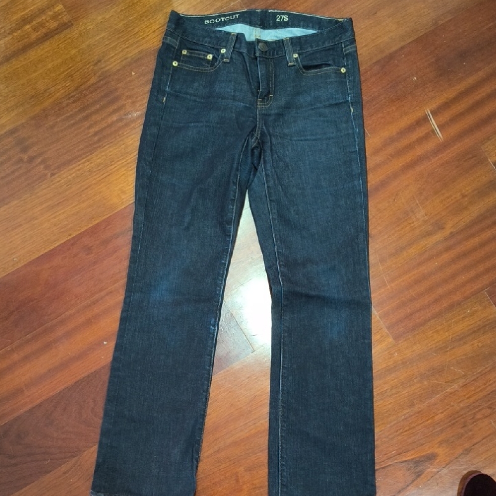 J. Crew Dark Blue Bootcut Jeans